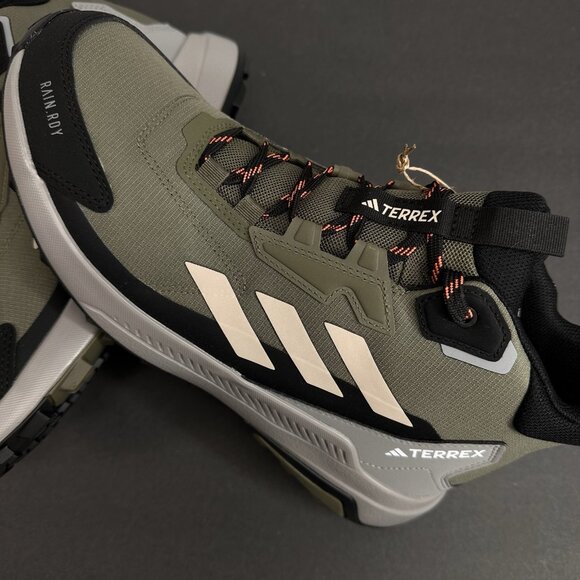 Adidas Terrex Anylander Mid Hiking Boots Olive Green Black ID0897 Men’s Sizes - Picture 1 of 11